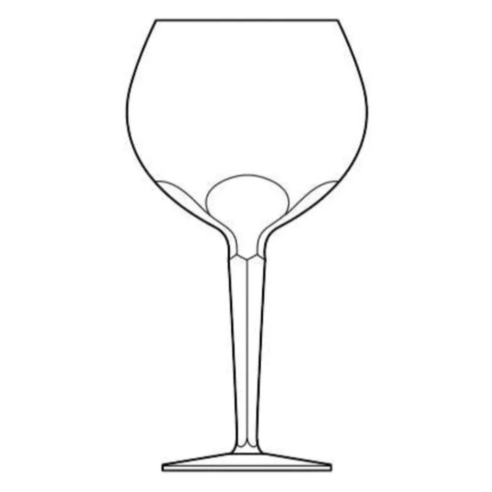 Waterford Crystal NEVE Wine Goblet Glass Water Signed 7.75